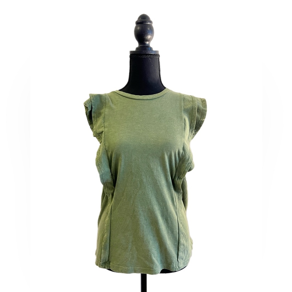 Anthropologie Ruffle Tank